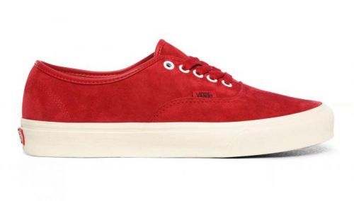 Vans Ua Authentic (Pig Suede)Chl Ppr/Tr Wht červené VN0A2Z5I18N