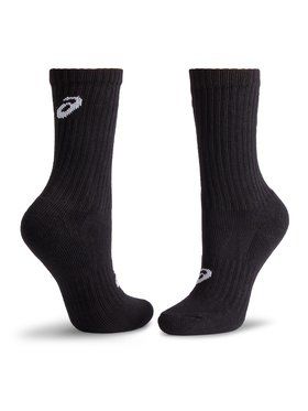 Asics Súprava 3 párov vysokých ponožiek unisex 3PPK Crew 155204 Čierna
