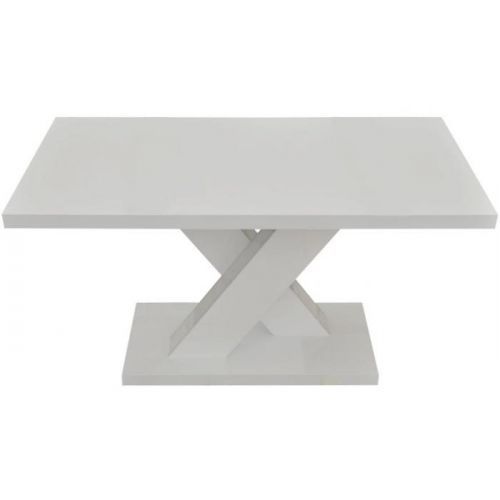 Konferenčný stolík Ksena biela lesk