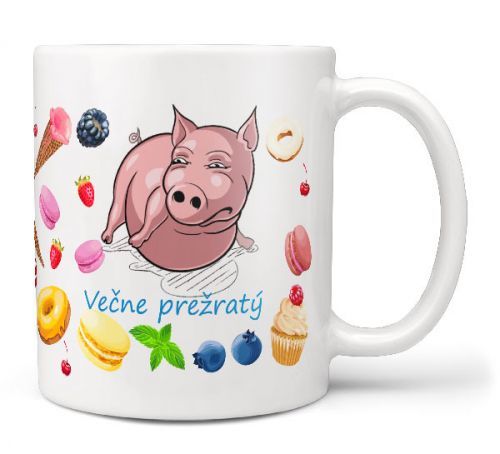 Hrnček Večne prežratý – sladkosti