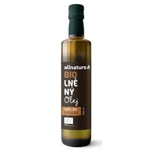 Allnature Ľanový olej BIO 250 ml