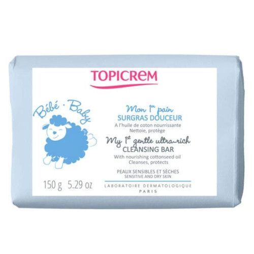 Topicrem Tuhé mydlo pre deti My 1rst Gentle Ultra -Rich Bar 150 g