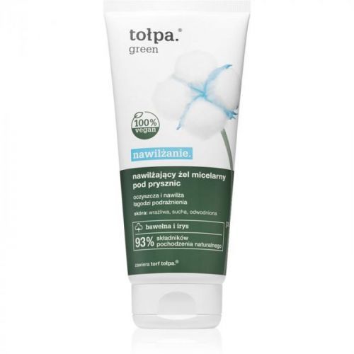 Tołpa Green Cotton micelárny sprchový gél s hydratačným účinkom 200 ml