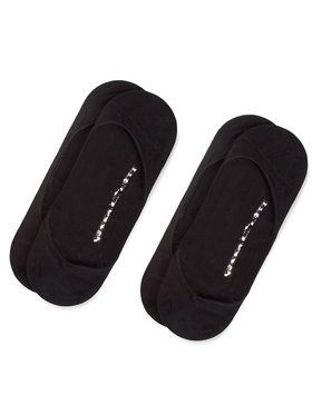 TOMMY HILFIGER Súprava 2 párov krátkych pánskych ponožiek 343025001 Čierna