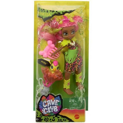 Mattel Cave Club Bábika s Dino zvieratkom - Fernessa