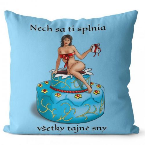 Vankúš Tajné sny – žena (Veľkosť: 40 x 40 cm)