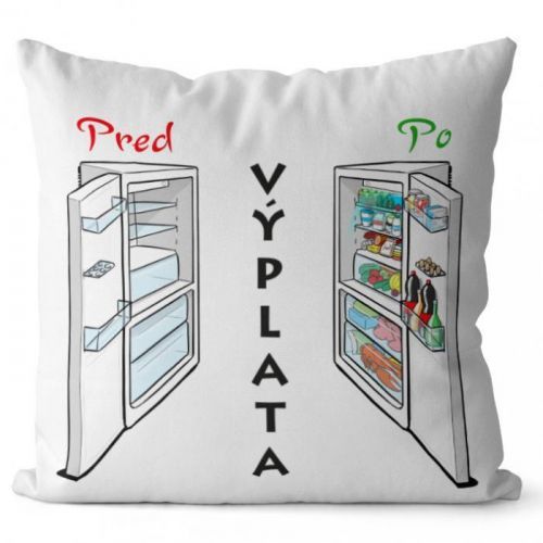 Polštář Výplata (Veľkosť: 40 x 40 cm)