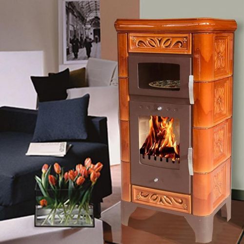 Krbové kachle Bologna Goldbrown 6,5 Kw