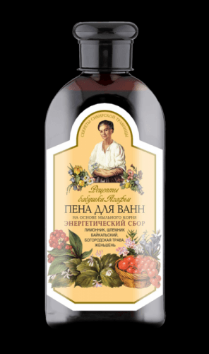 Natura Siberica Agafja energizujúca pena do kúpeľa s mydlicou lekárskou 500 ml