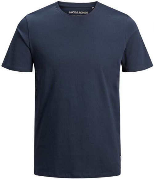 Jack&Jones Pánske tričko JJEORGANIC BASIC TEE 12156101 Navy Blaze r SLIM S
