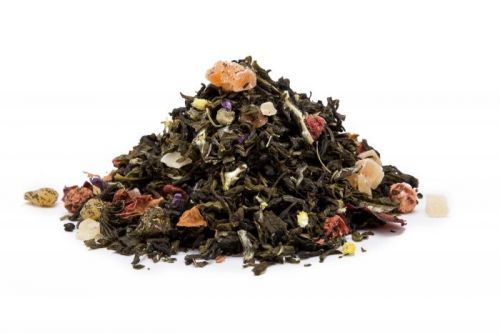ČERVENÉ RÍBEZLE S JAHODOU - biely čaj, 1000g