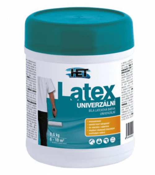 HET HET Latex univerzálny - biela matná - 6 kg