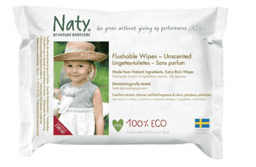 Naty Nature Babycare Obrúsky vlhčené toaletné Eco 42ks