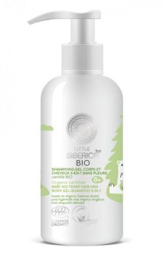 Natura Siberica Little Siberica - organický certifikovaný gél-šampón pre deti bez sĺz 2v1 250 ml