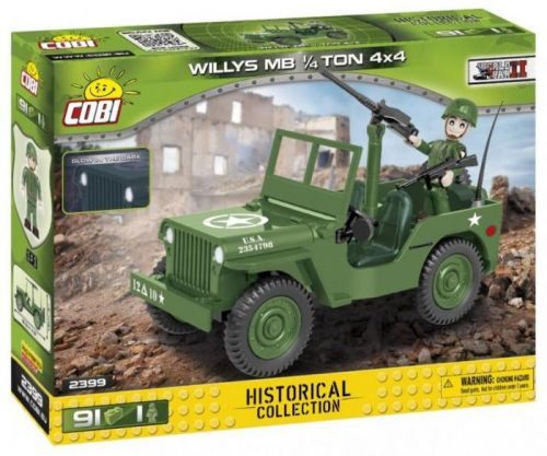 Cobi II WW Willys MB 1/4 t 4x4, 91 k, 1 f