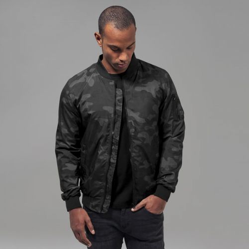 Urban Classics Light Camo Bomber Jacket darkcamo - S