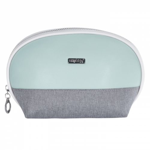 OXY LADY Kozmetická taška guľatá - Grey mentol