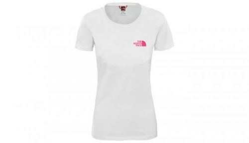 The North Face W Bf Redbox Tee Tnf White/Mr. Pink biele NF0A4M5QP81