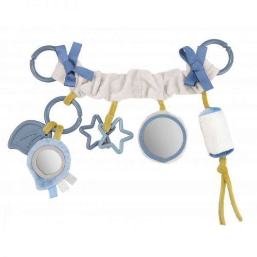 CANPOL BABIES Závesná hračka na kočík / autosedačku Pastel Friends ružová