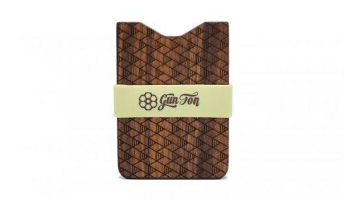 Gunton Wooden Wallet hnedé gunton_geo_6