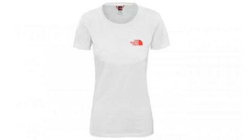 The North Face W Bf Redbox Tee Tnf White/Fiery Red biele NF0A4M5QZW2