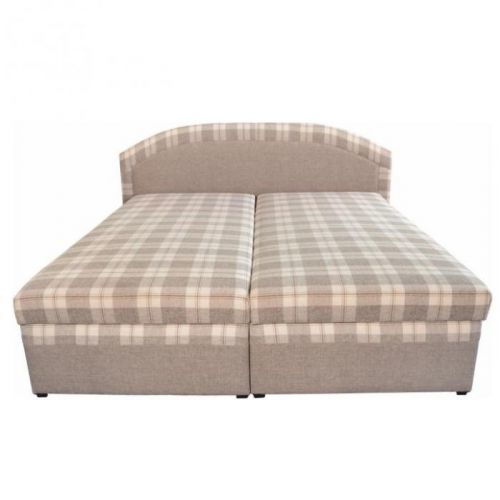 Manželská postel s úložným prostorem, molitanová, 180x200 cm, LUCIA