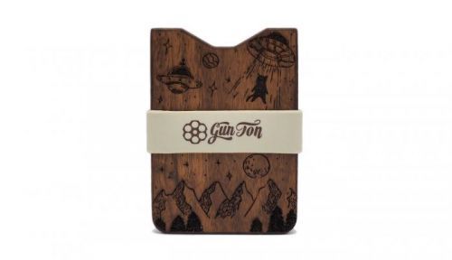Gunton Wooden Wallet hnedé gunton_ufo_4