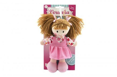 TEDDIES Bábika Verunka handrová plyš 20 cm hovorí česky
