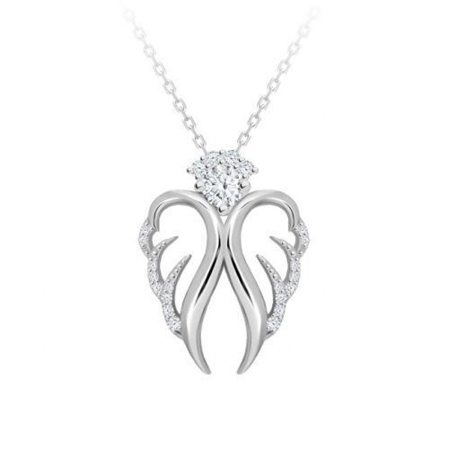 Preciosa Nežný strieborný náhrdelník Angelic Hope 5293 00