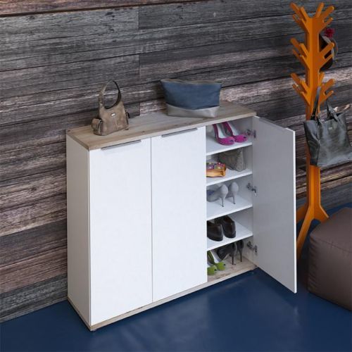 Botník MODINI TYP 2 bílá / dub artisan Tempo Kondela