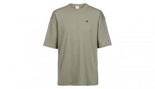 Champion Crewneck T-Shirt zelené 215341_F20_GS028