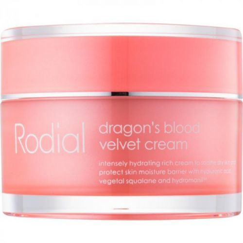 Rodial Dragon's Blood pleťový krém s kyselinou hyaluronóvou pre suchú pleť 50 ml