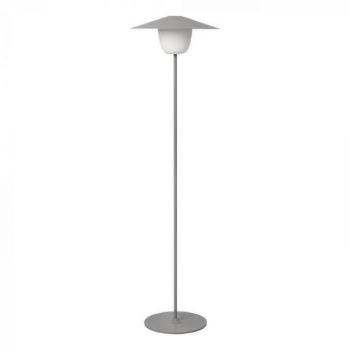 Sivá vysoká LED lampa Blomus Ani Lamp