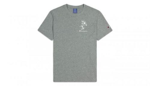 Champion Street Sports Graphic T-Shirt Grey šedé 214346_S20_EM525
