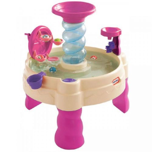 Little Tikes Špirálovitý vodný stôl ružový