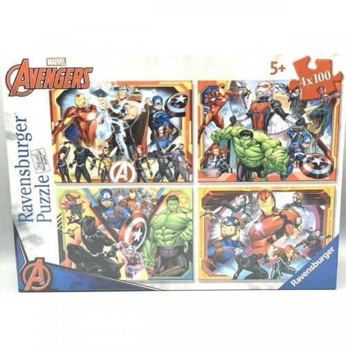 Ravensburger puzzle 070794 Marvel Avengers set 4x100 dílků