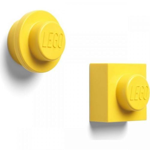 LEGO® magnetky, set 2 ks - žltá