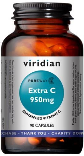Viridian Extra C (Vitamín C) 950 mg 90 kapsúl