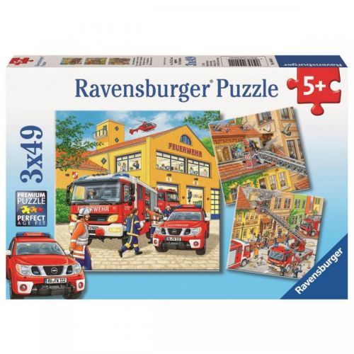 RAVENSBURGER Hasiči 3x49 dílků
