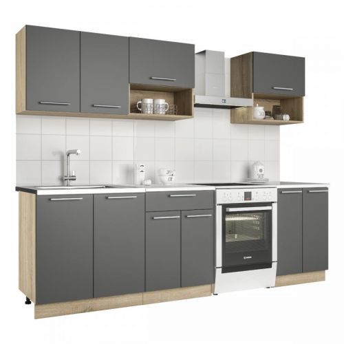 NABBI Venosa 200 kuchyňa dub sonoma / antracit