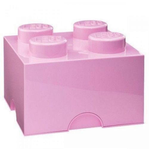 LEGO Úložný box 25 x 25 x 18 cm- svetloružová