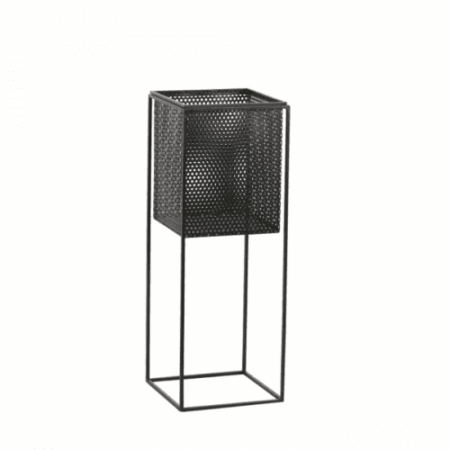 Stojan na květináč, černá, MELOI TYP 1