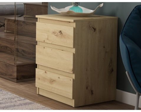 Skrinka/vysoký nočný stolík Carlos 403S, dub artisan