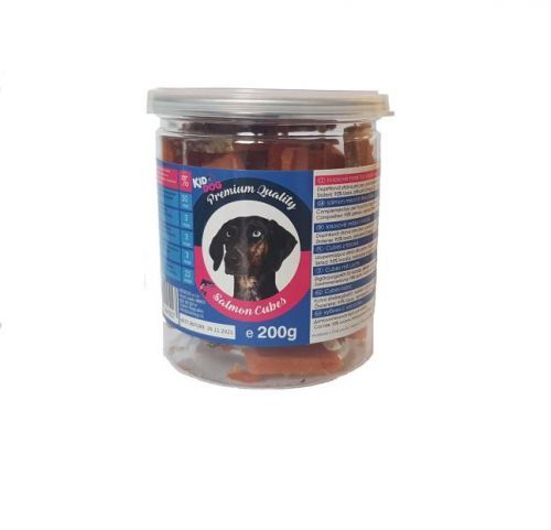 KIDDOG  paml.  SALMON  cubes - 200g