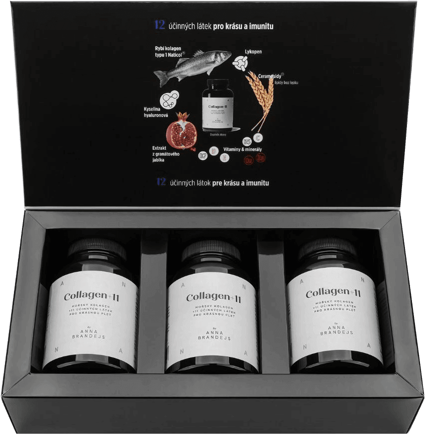 COLLAGEN + 11 by Anna Brandejs Limitovaná edícia 3x150 kapsúl