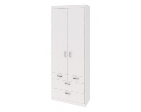 Mega 72, biela Policová skriňa Mega 76, biela