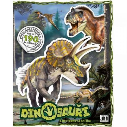 Samolep knižka/ Dino