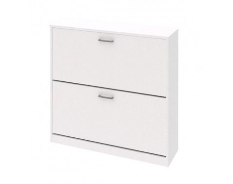 Nízky botník Mega 82, biela