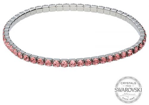Levien Trblietavý náramok s kryštálmi Rose peach 1459573