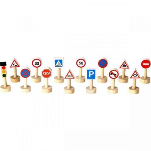 Plan Toys Sada dopravních značek a světel